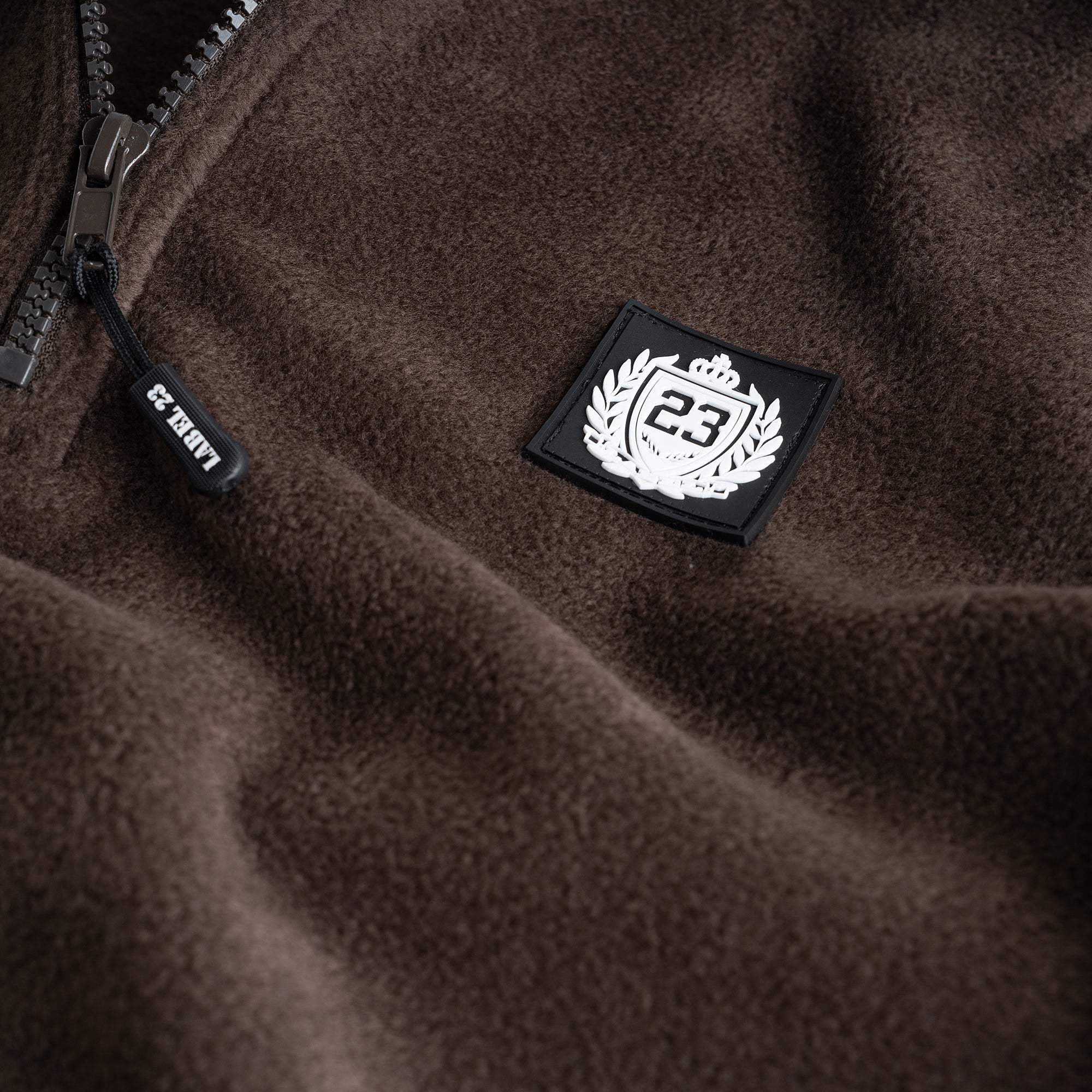 Herren Half-Zip Fleece BXCO braun