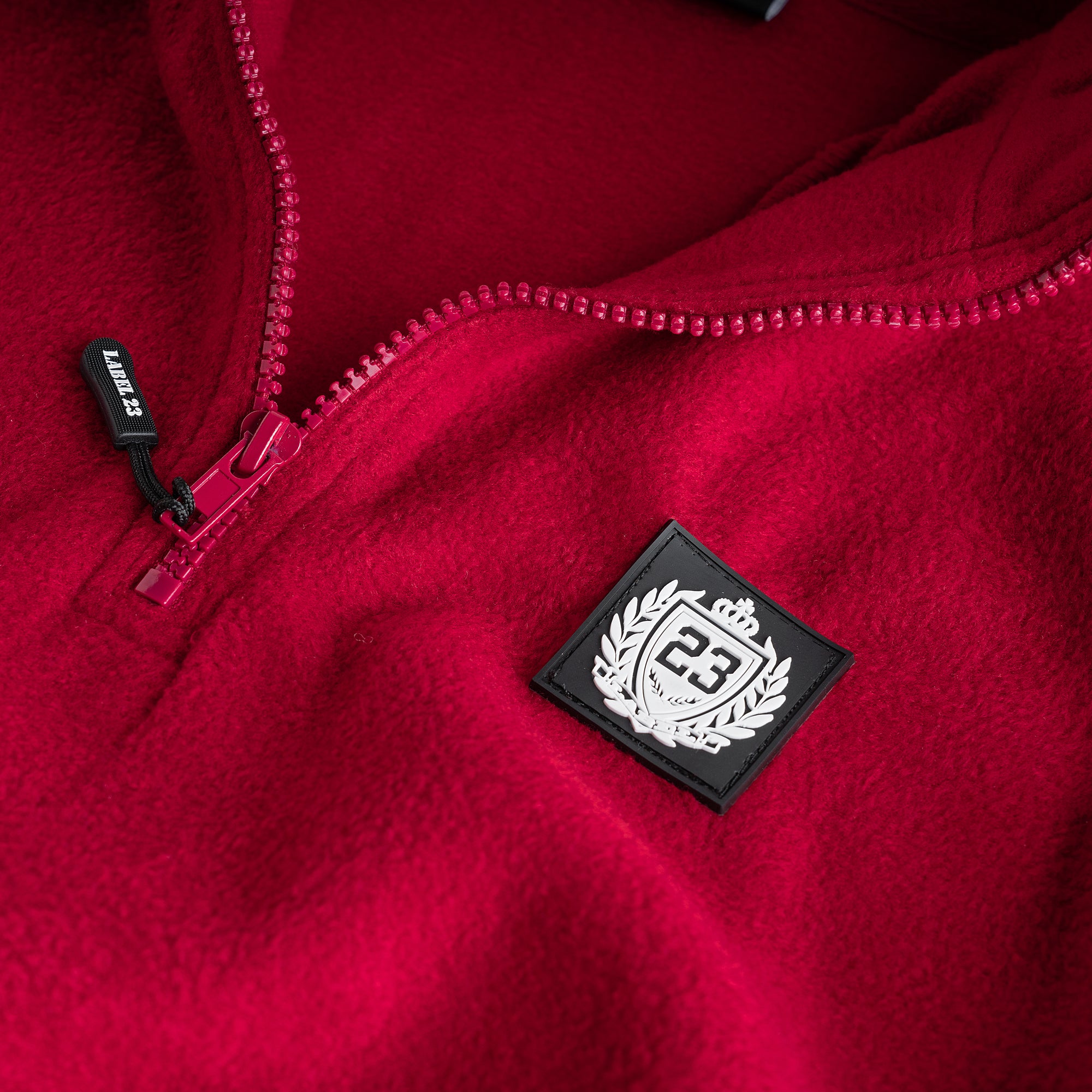 Herren Half-Zip Fleece BXCO rot
