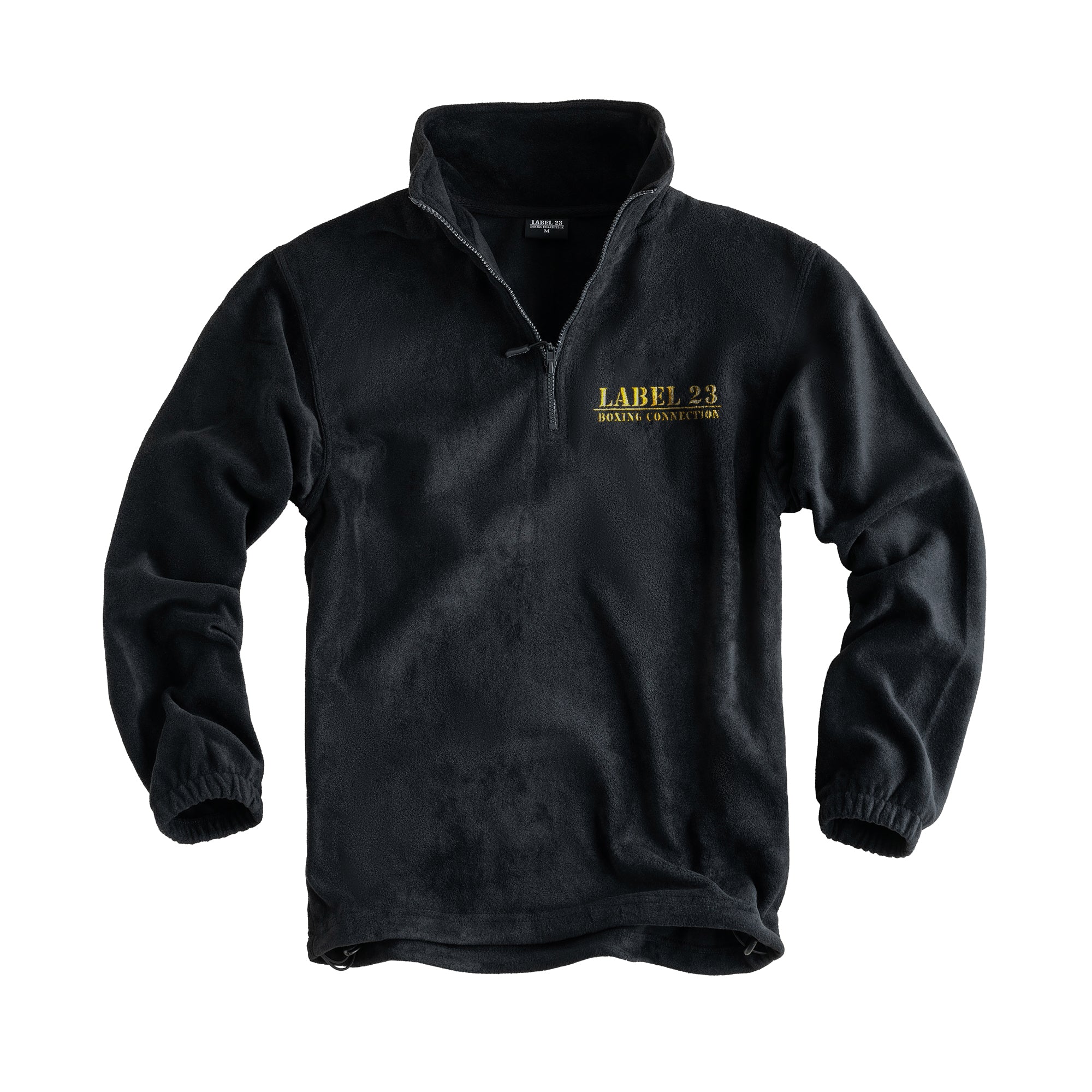 Herren Half-Zip Fleece Spezial 23 schwarz