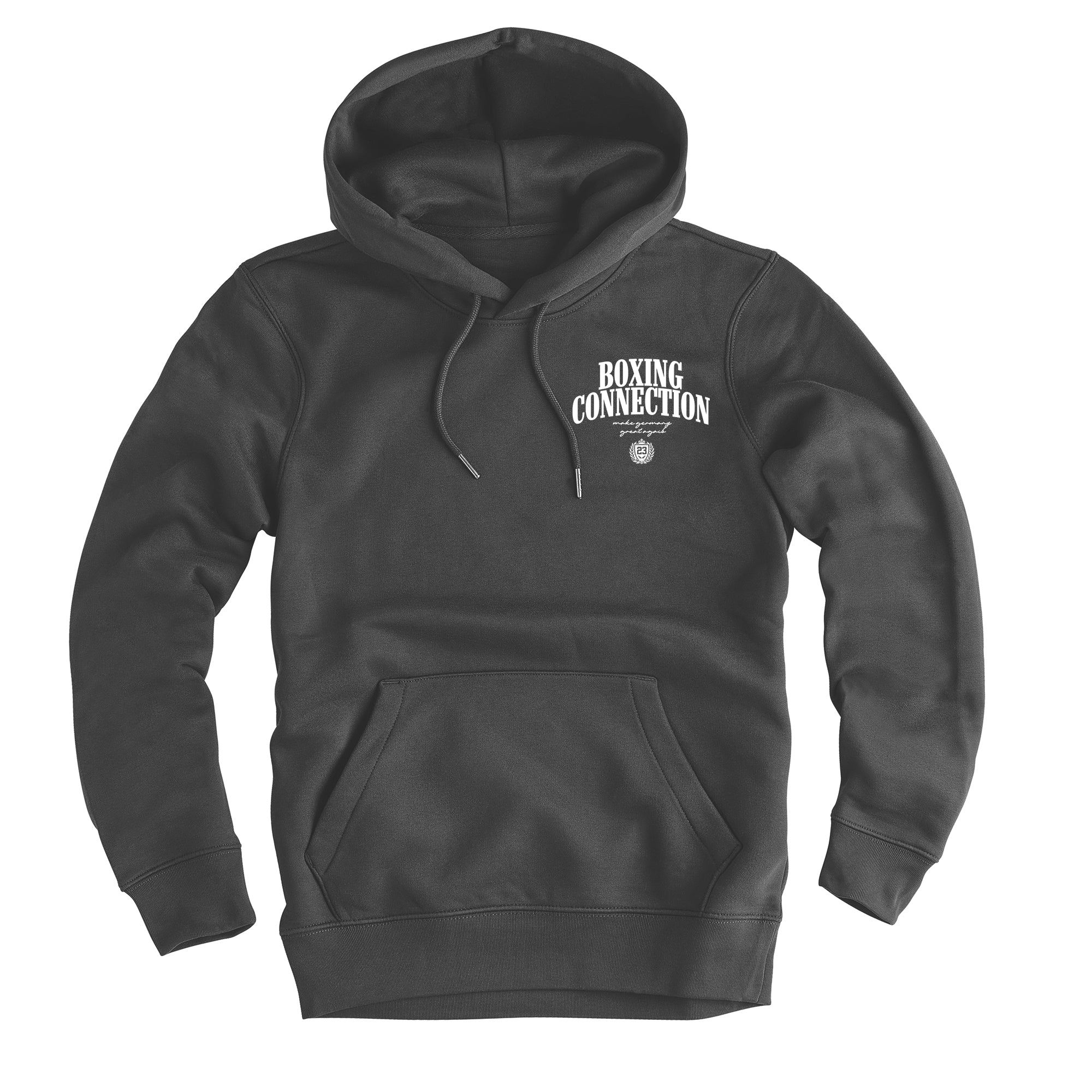 Herren Hoodie Adler grau
