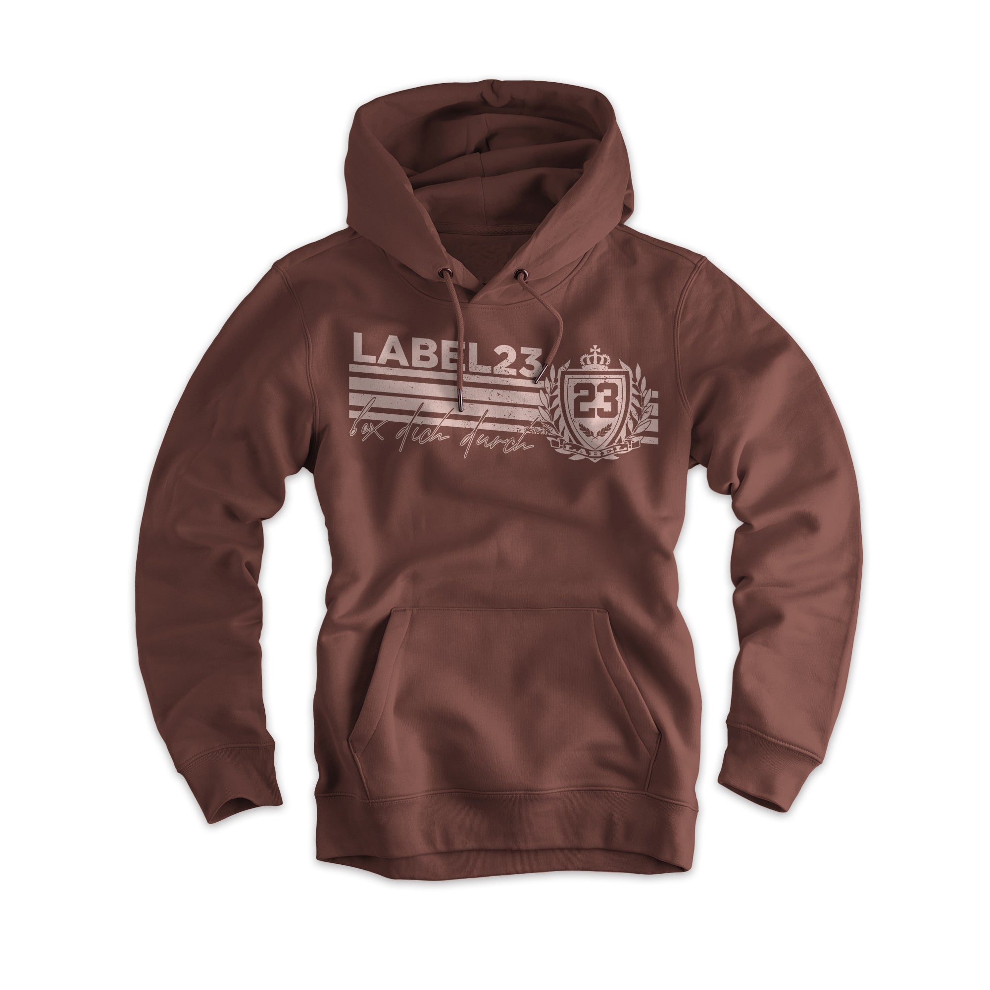 Damen Hoodie Sports Performance sienna-grau