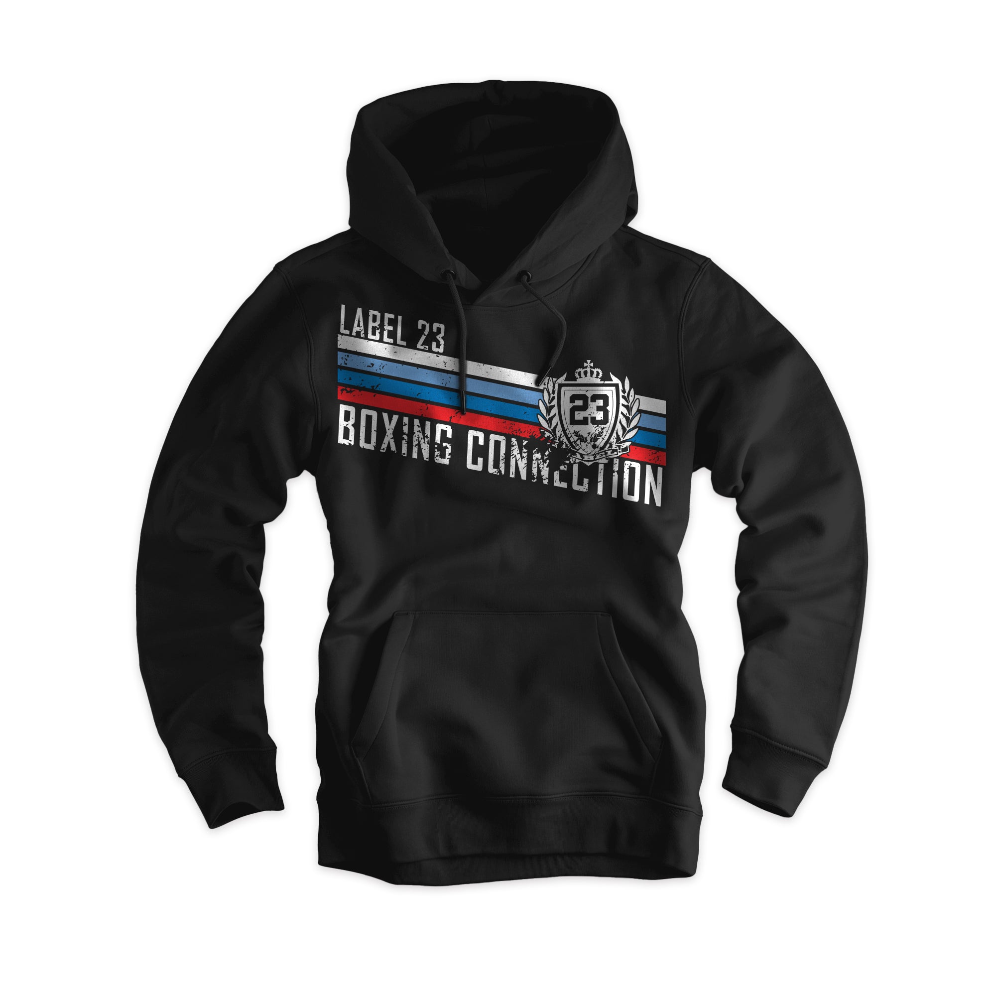 Damen Hoodie University schwarz