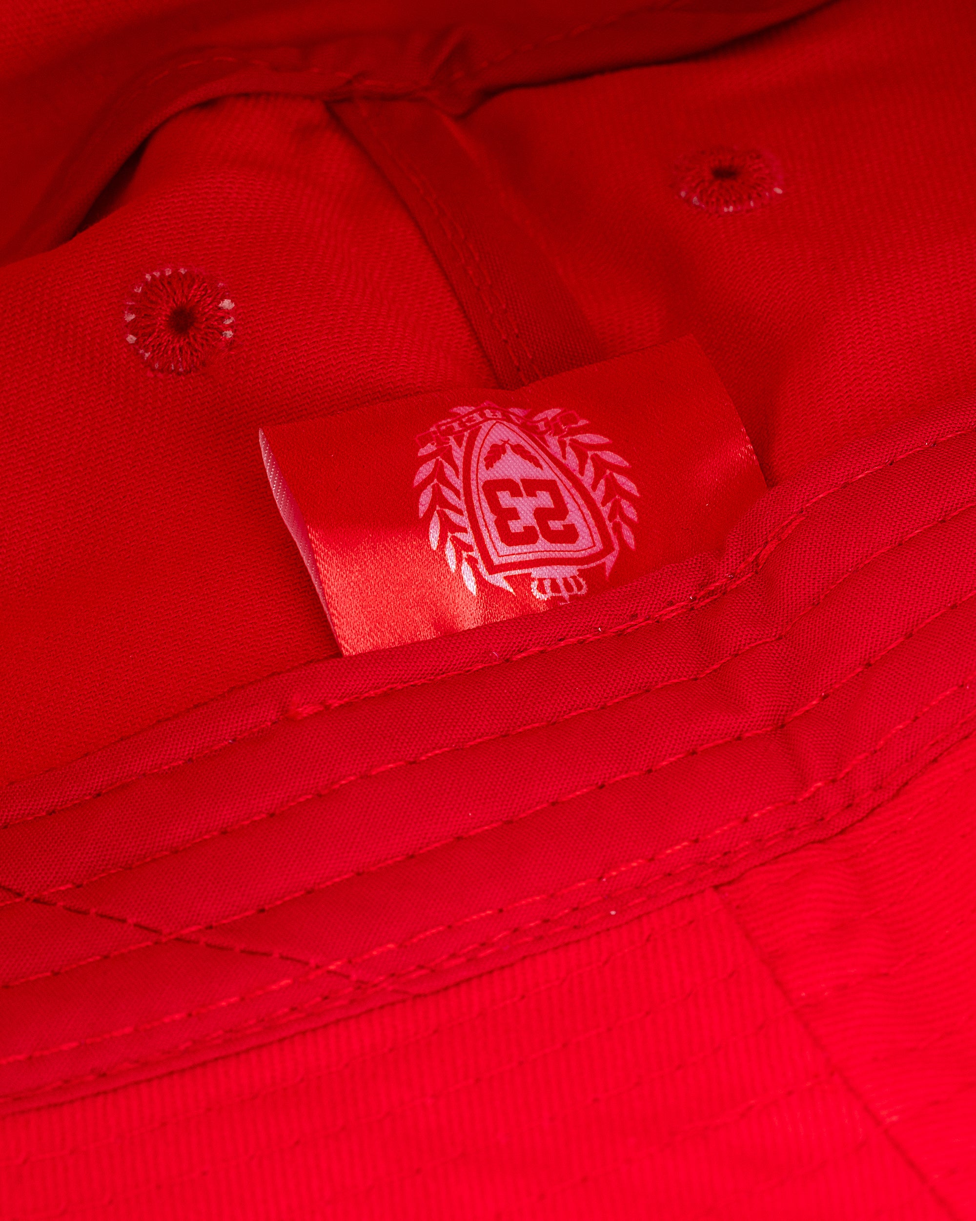 Herren Sonnenhut Label BC rot