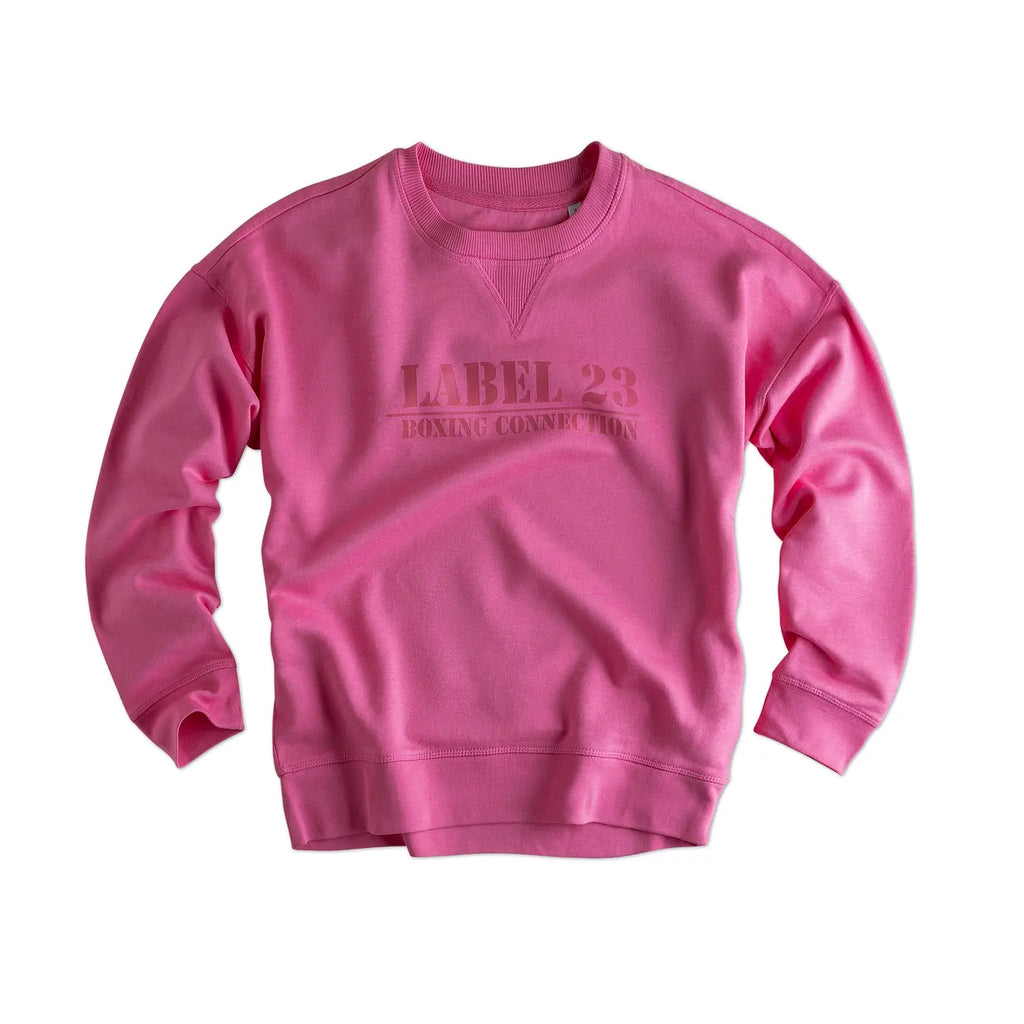 Damen Oversize Sweatshirt Label 23 rose Label 23 Label-23