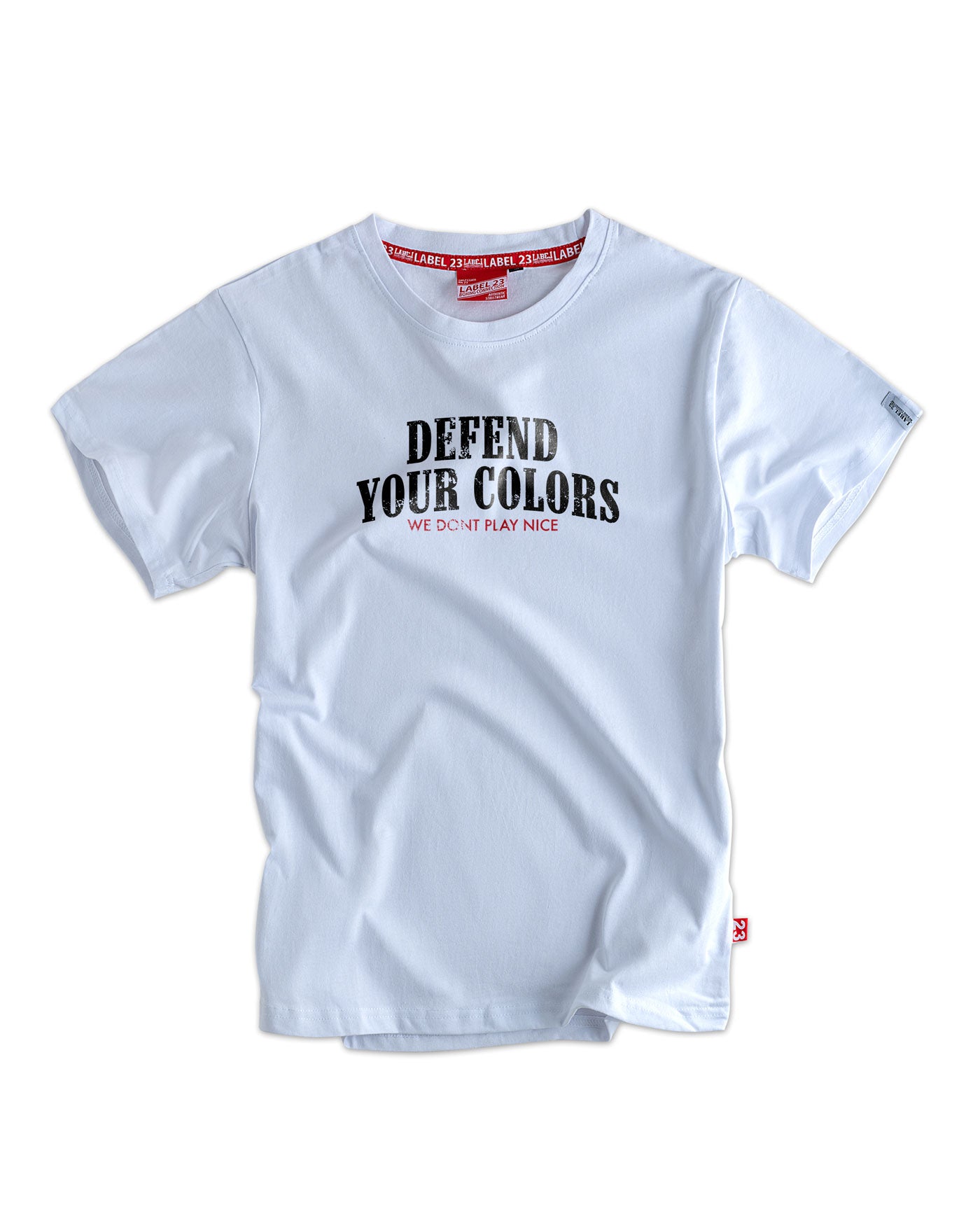 Männer T-Shirt Defend - weiss SR | Label 23