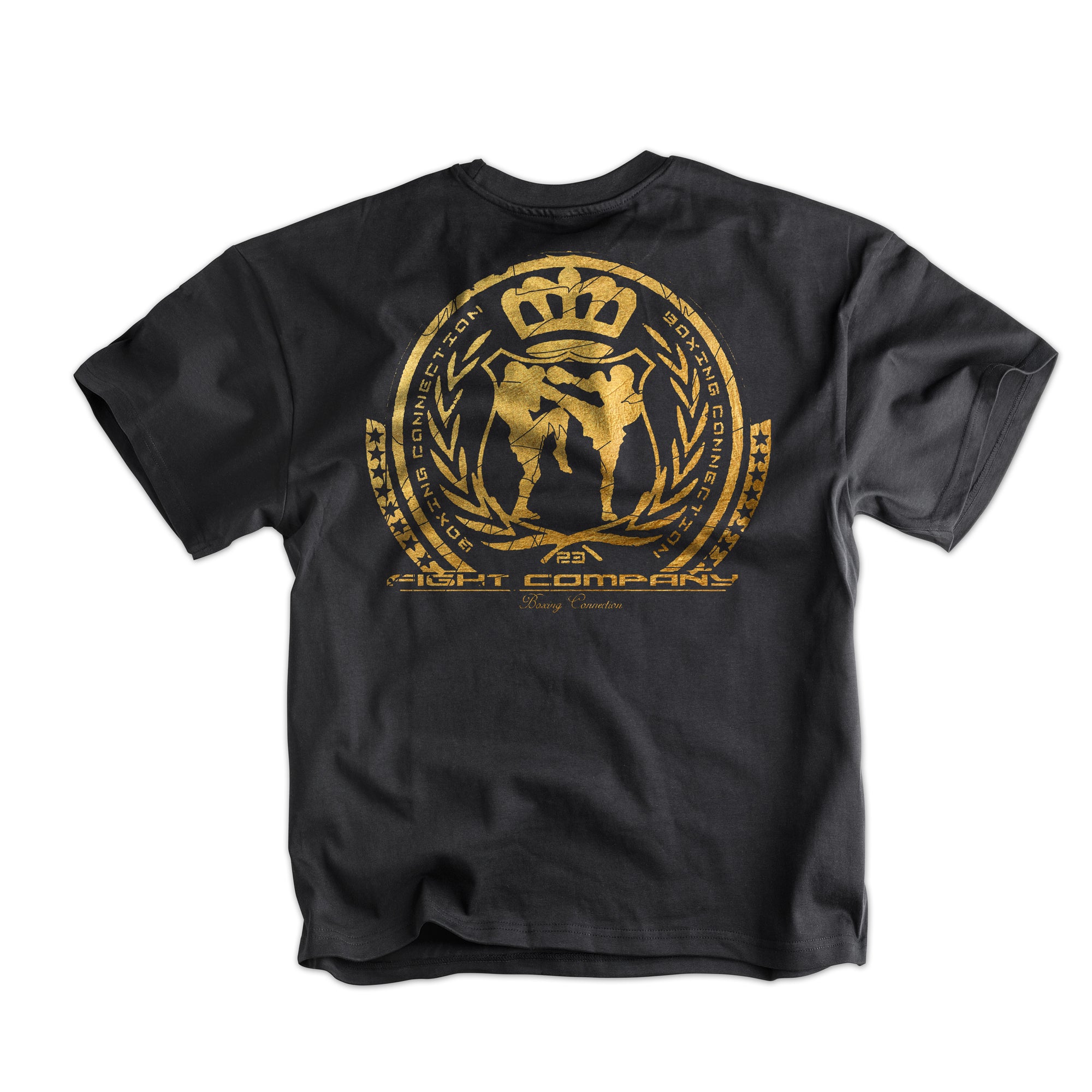 Herren Oversize T-Shirt BCTA schwarz-gold