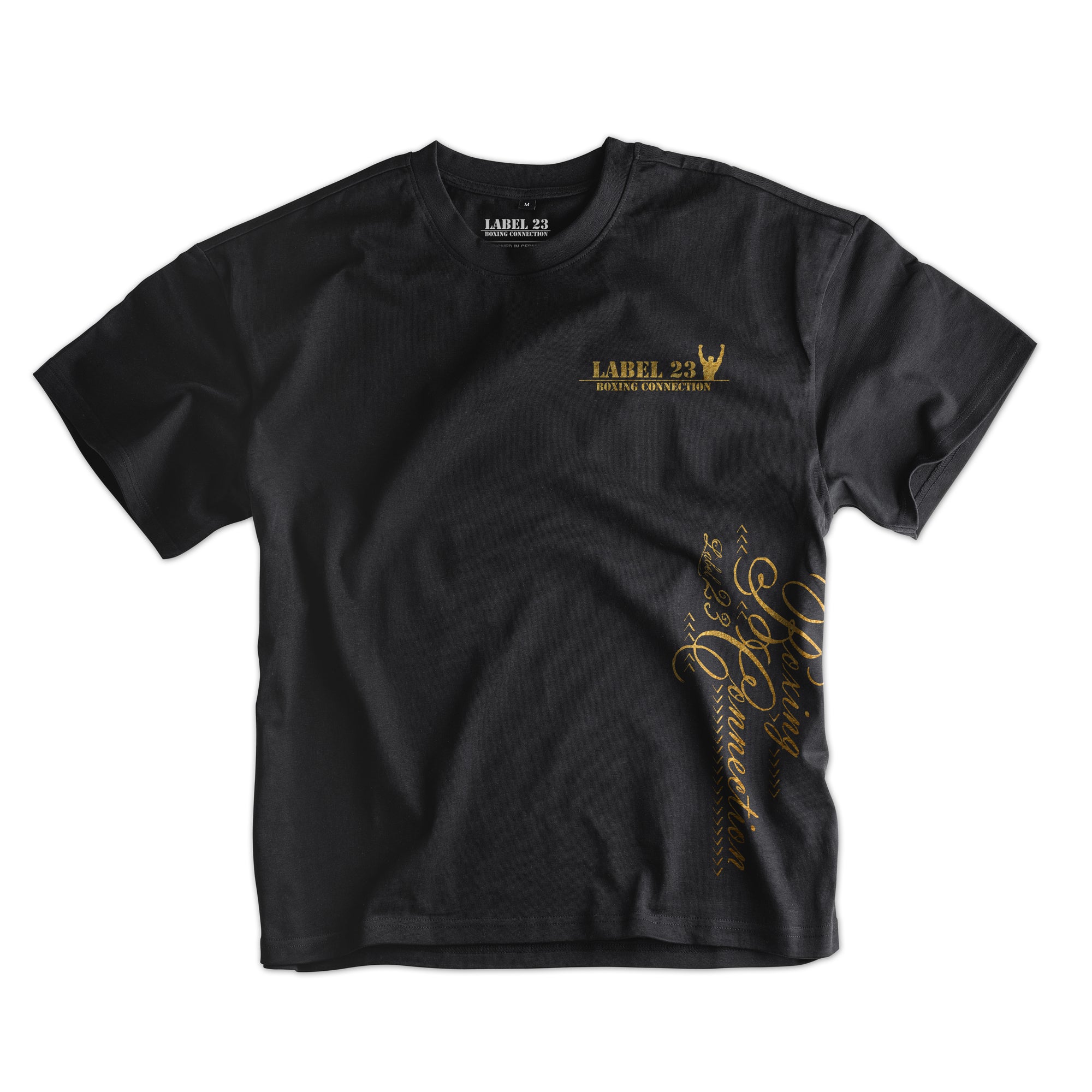 Herren Oversize T-Shirt BCTA schwarz-gold