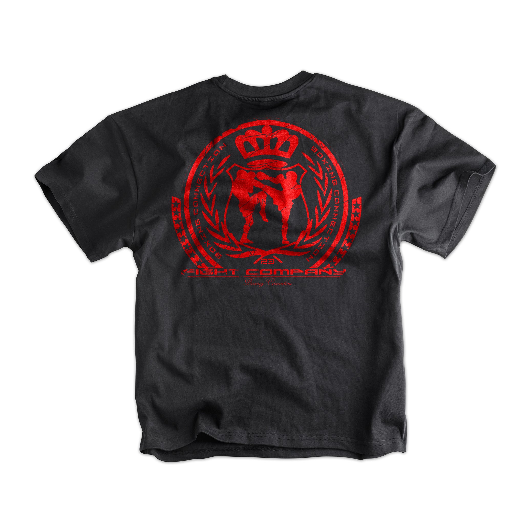 Herren Oversize T-Shirt BCTA schwarz-rot