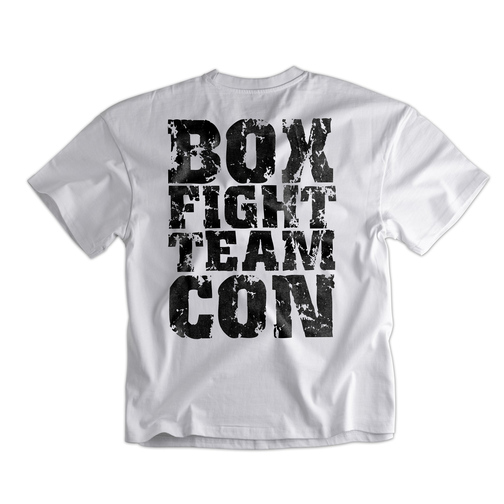 Herren Oversize T-Shirt Fight Club weiss-schwarz
