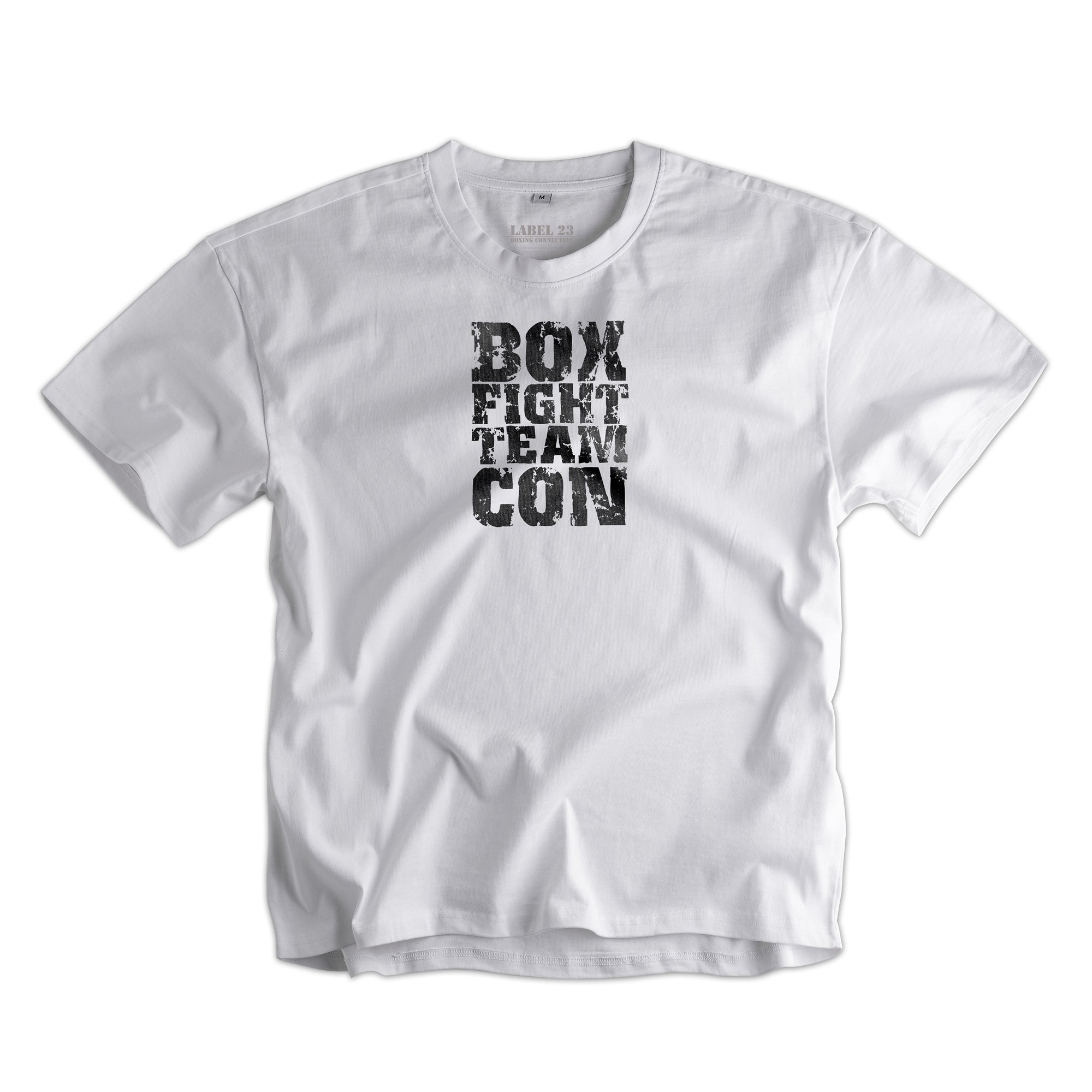 Herren Oversize T-Shirt Fight Club weiss-schwarz