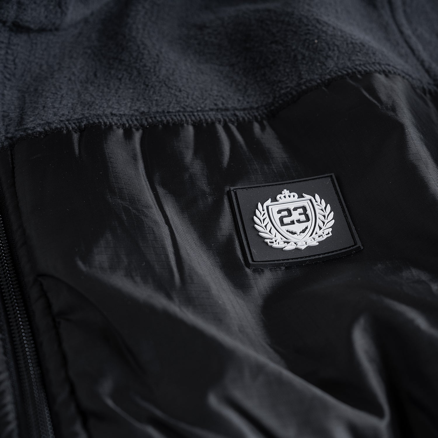 Herren Fleece Jacke L23 Carbon Label 23 Label-23
