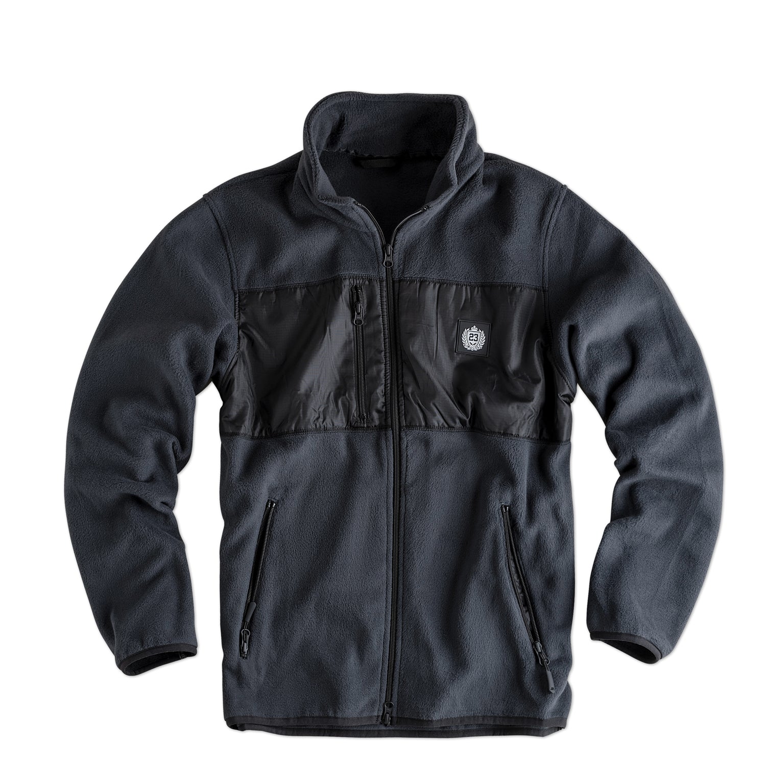 Herren Fleece Jacke L23 Carbon
