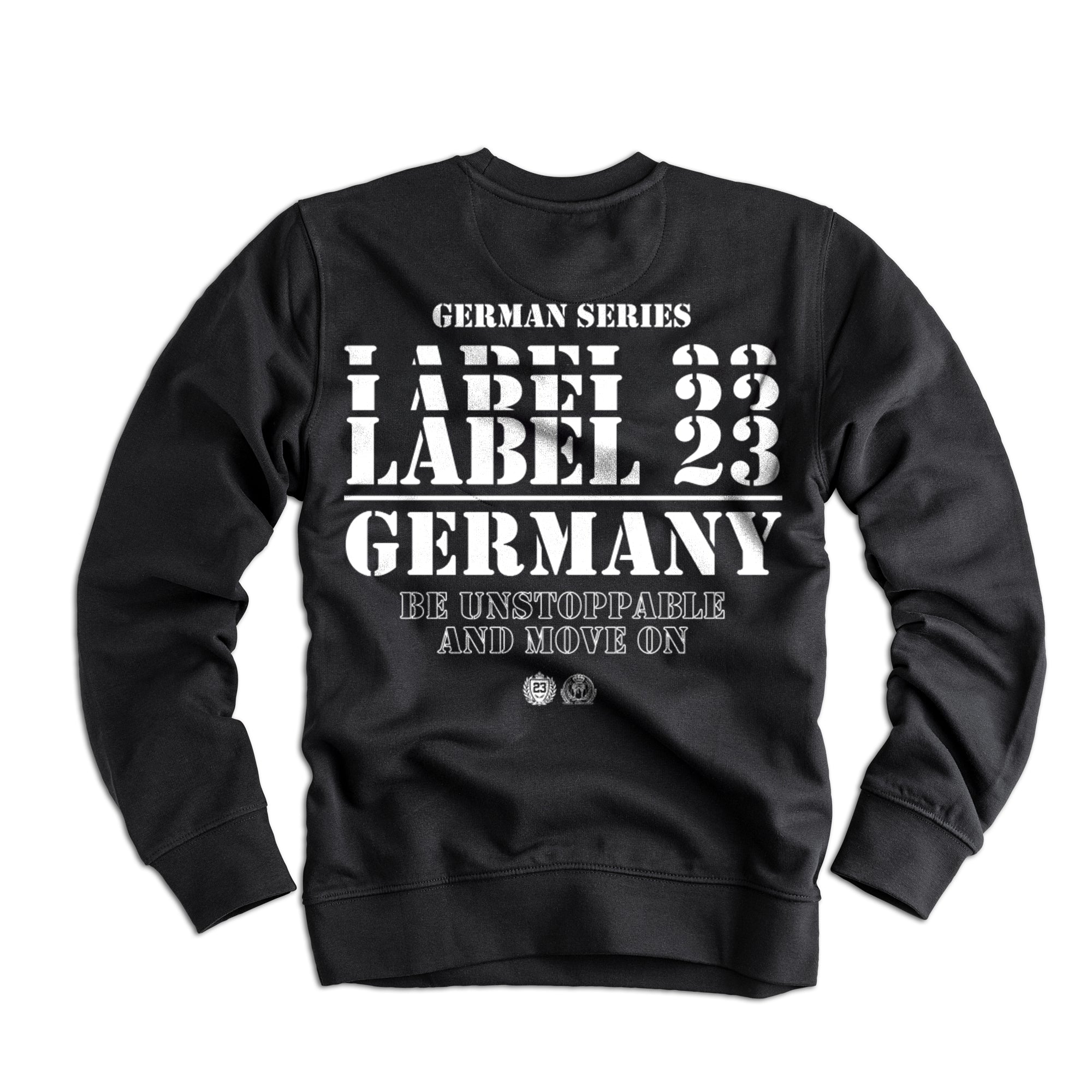 Herren Sweatshirt GSL23 Germany schwarz-weiss