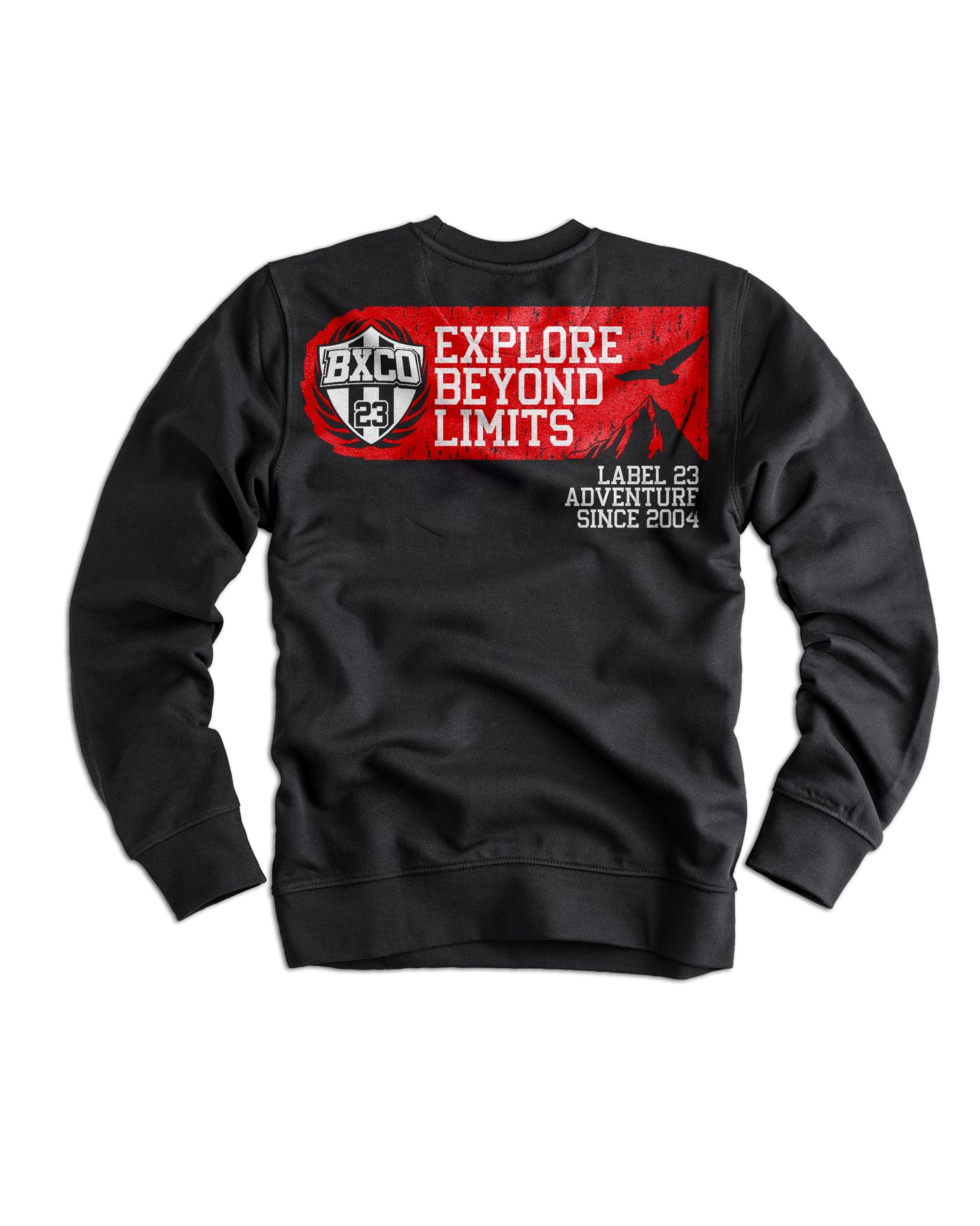 Männer Sweatshirt "Explore" schwarz