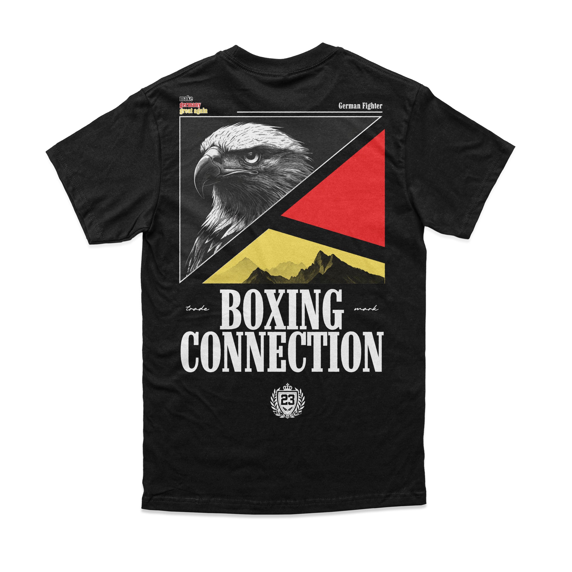 Herren T-Shirt Adler schwarz