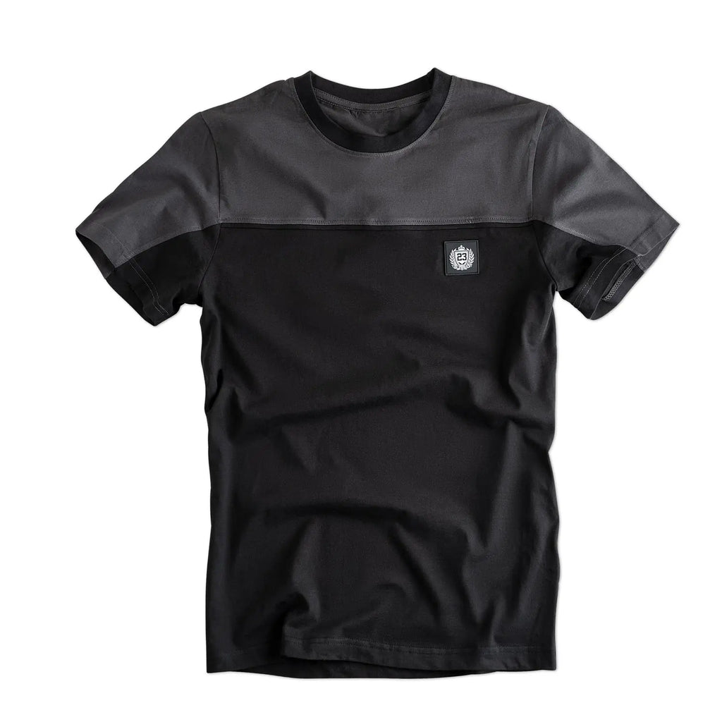 Herren T-Shirt BXCO grau-schwarz Label 23 Label-23