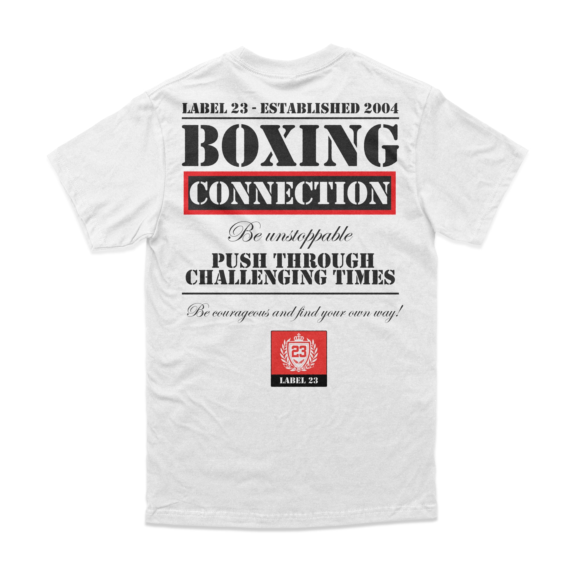 Herren T-Shirt Challenging weiss