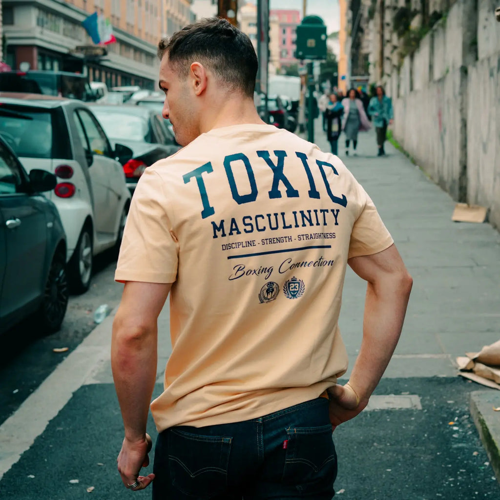 Herren T-Shirt Toxic Masculinity beige Label 23 Label-23