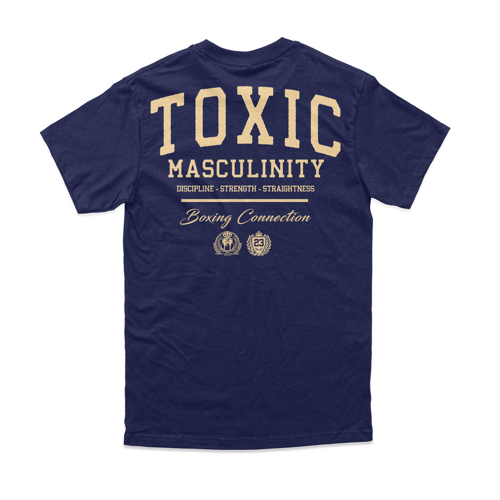 Herren T-Shirt Toxic Masculinity navy Label 23 Label-23