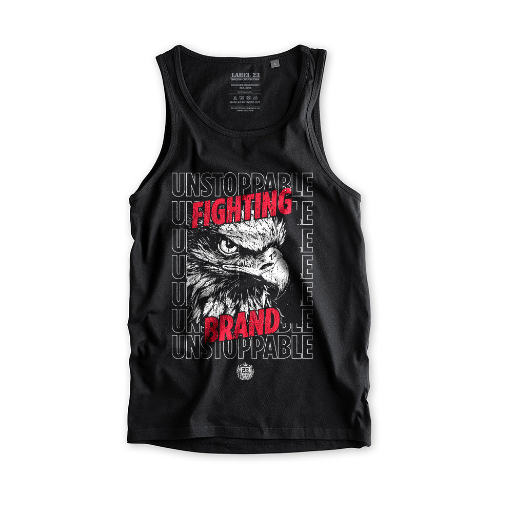 Herren Tanktop Unstoppable schwarz