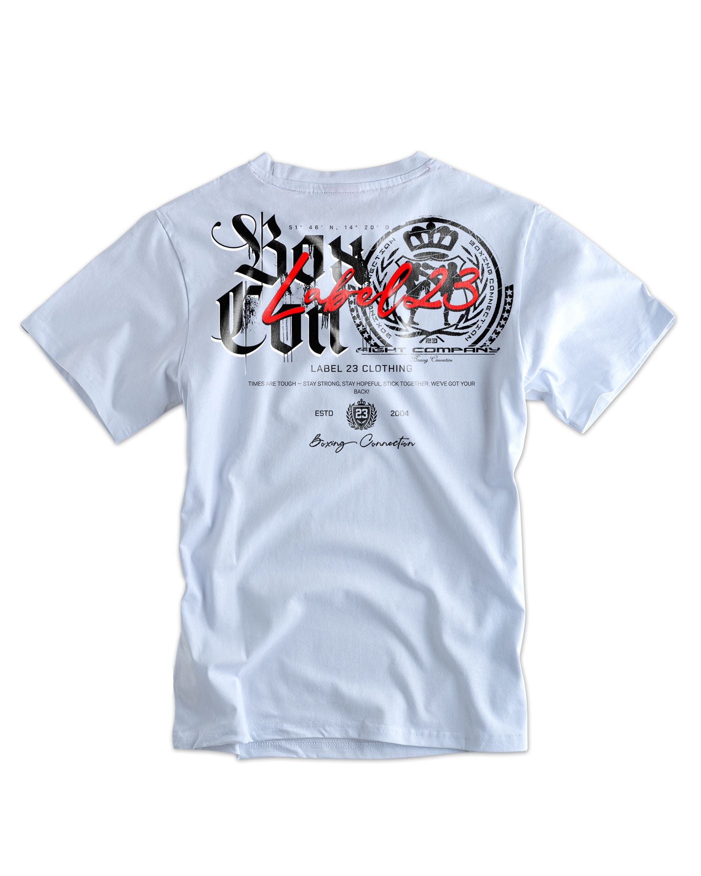 Herren T-Shirt "Box Con" weiss