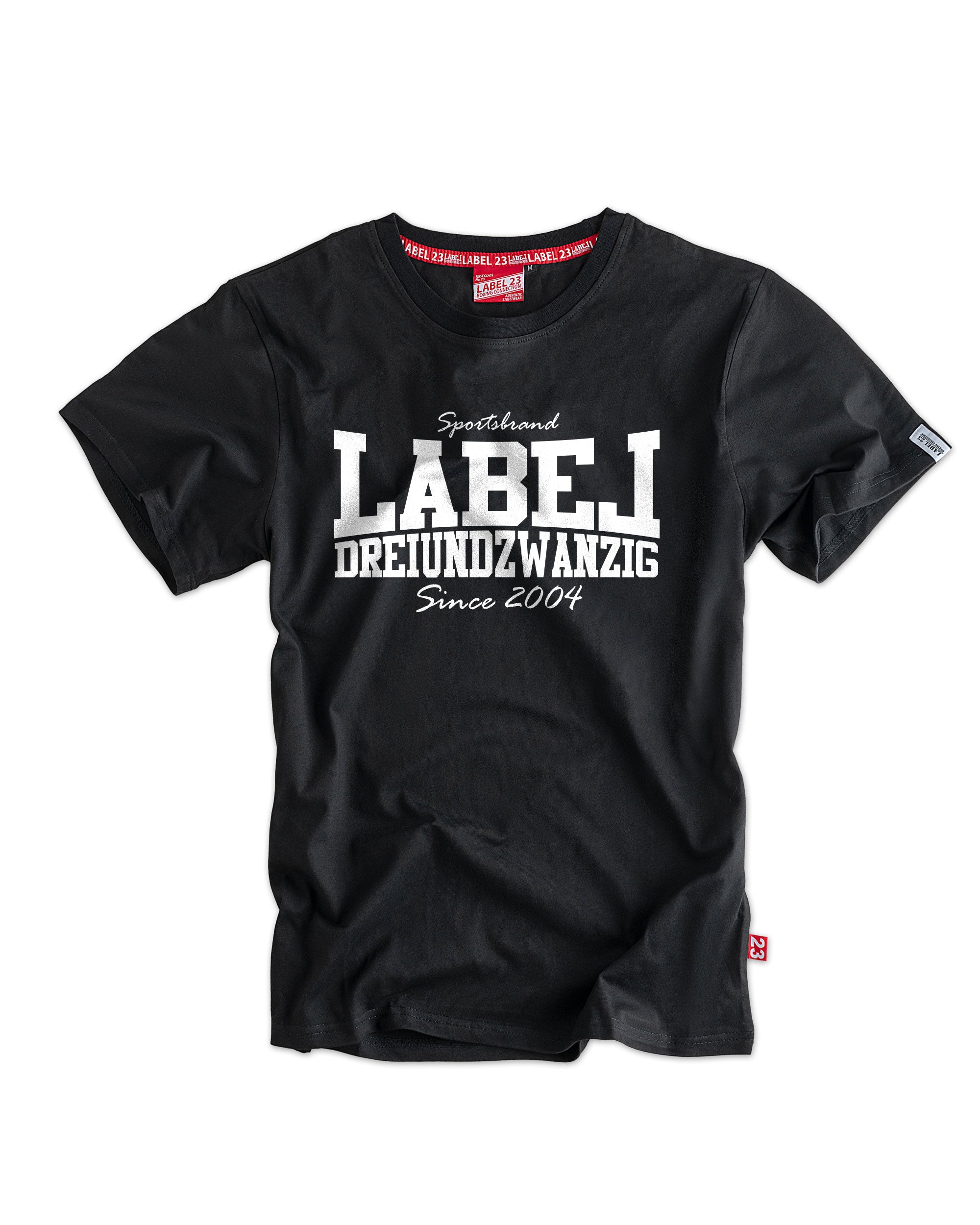 Herren T-Shirt Label DZ schwarz