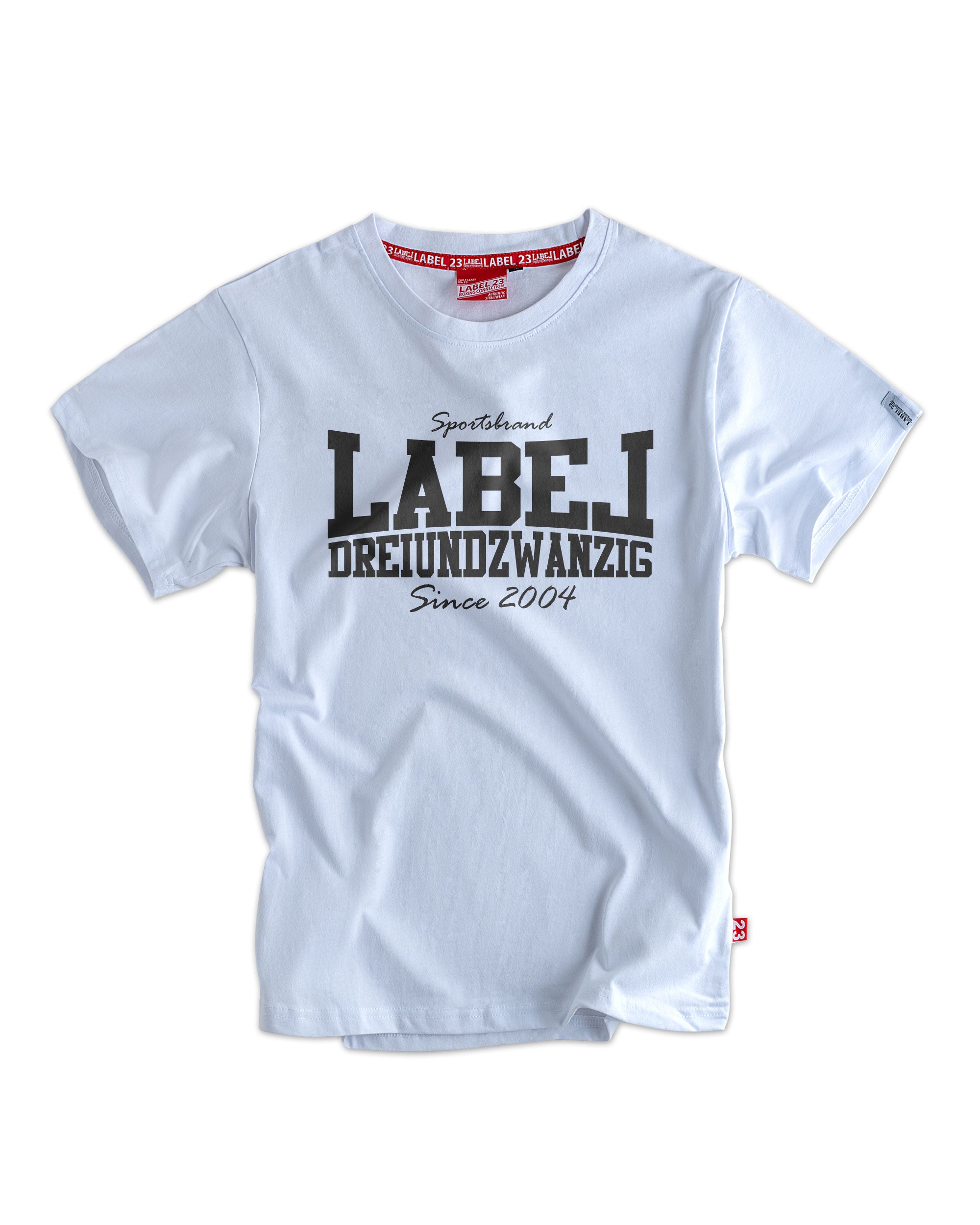 Herren T-Shirt Label DZ weiss