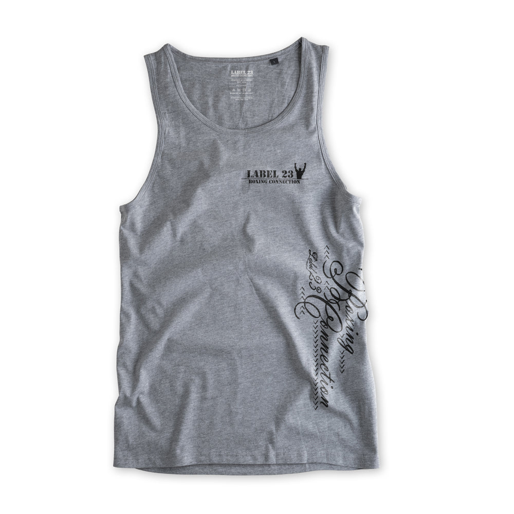 Herren Tanktop BCTA graumeliert-schwarz