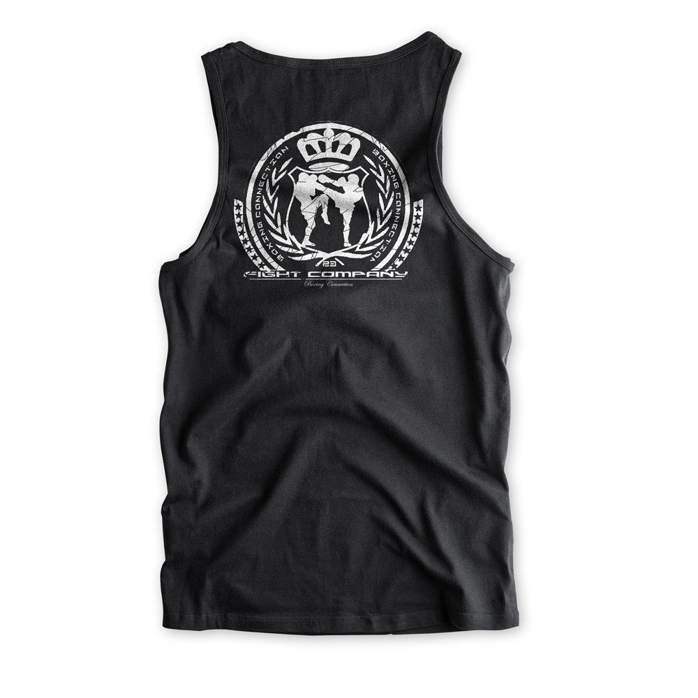 Herren Tanktop BCTA schwarz-weiss