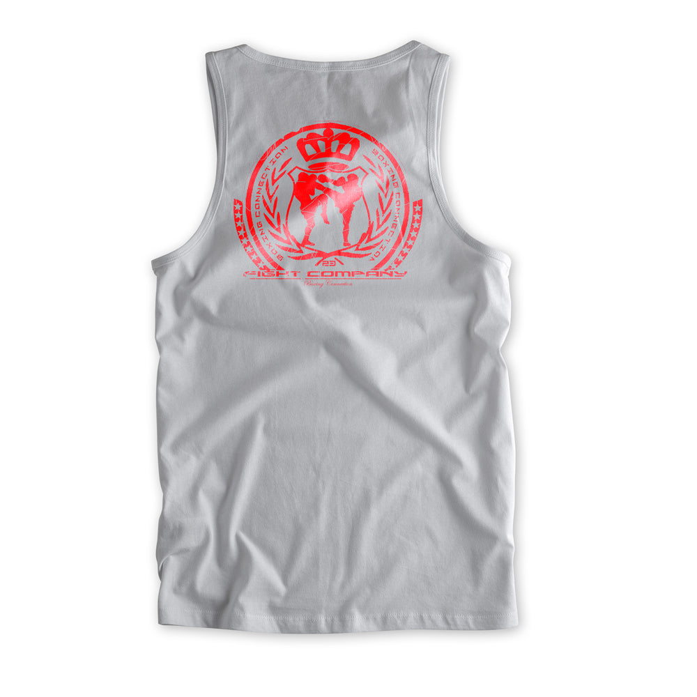 Herren Tanktop BCTA weiss-rot Label 23 Label-23